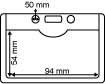 Badgehouder - 93x56mm_