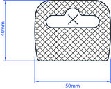 Euroslot 50x40mm standaard tape 1000 st_