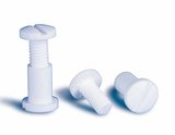 Reusable assembly rivet - ø5mm - tube length 10mm - pa - white_