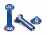 Reusable assembly rivet - ø5mm - tube length 12mm - metal - nickel-plated_