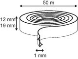 Ruban double-face - rouleau : 25m_