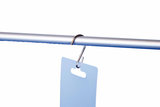 Asymmetric metal hook - height 45mm - capacity a 22mm - capacity b 3mm_