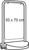 Stoepboard met waterbase - size 500x700mm_