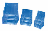 Brochure holder> place 3 A4 trays_