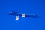 Adhesive pen holder - pp - dim.12x15x15mm - minoir capacity6mm max.10mm - white_