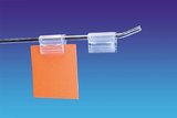 Gripper facing basket - pvc - dim.25x17mm - øtube 6mm - transparent_