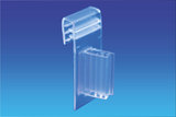 Label holder shelf gripper - pvc - dim.21x39mm - transparent_