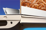 Aluminum profile, white magnetic header holder_
