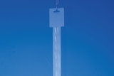 Kunststof hang strip voor cross-merchandising 20 stations met een prijskaarthouder : 75 x 90mm - 952 x 75mm - 750µ_