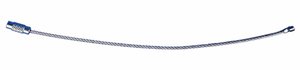 Steel cable with closure - length 50mm