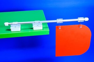 Magnetische bannerhouder met 2 haak - 325 mm