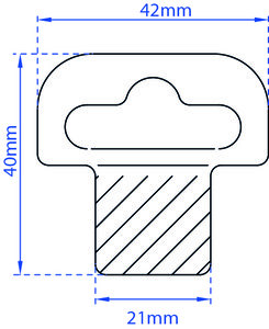 Euroslot 42x40mm-1000