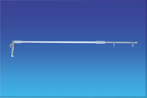 Telescopische Bannerhouder voor wandrail - Van 600 tot 750mm - Max : 250gr