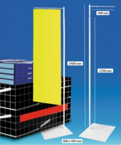 Witte Maxi Bannerhouder