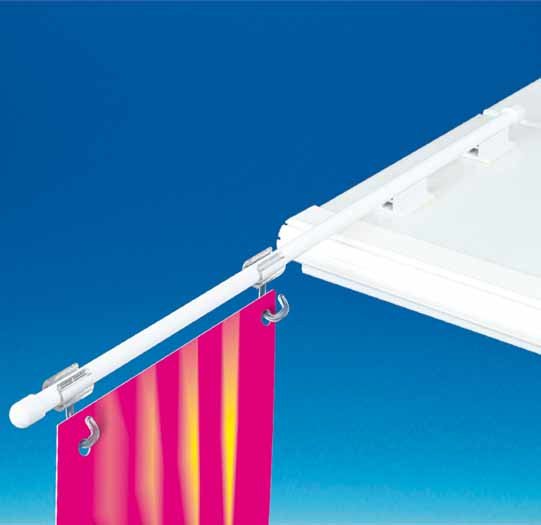 Adhesive Banner Hangers In Pvc