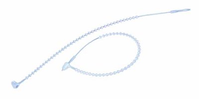 Attache Nylon boule  - longueur 125mm - transparent