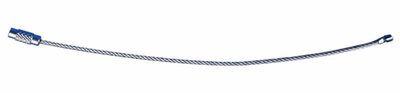 Steel cable with closure - length 50mm