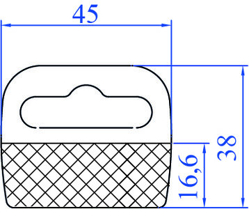 Euroslotslot - PET 250µ - 44x37mm