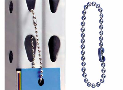 Ball chain - nickel-plated brass - ø2.4mm - length 100mm