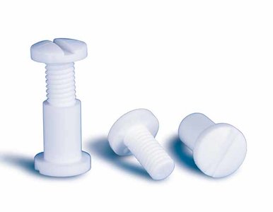 White binding screw 35mm