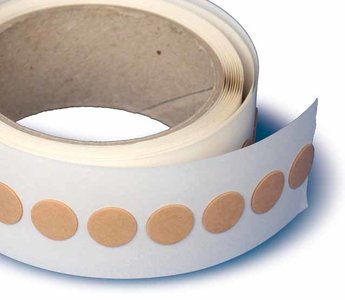 Roll of 1000 adhesive pads - 15mm