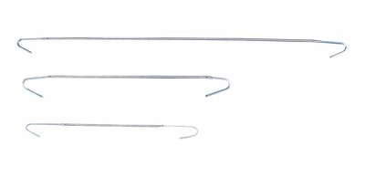 Double metal spring hook - min length 210mm - max. 1400mm