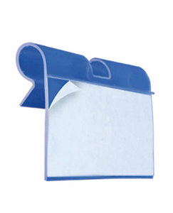 Label holder for pin Adhesive-20 x 65 mm
