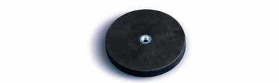 Black anti-slip magnet Ø 43 mm