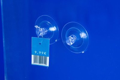Double suction cup with perforation - ø45mm