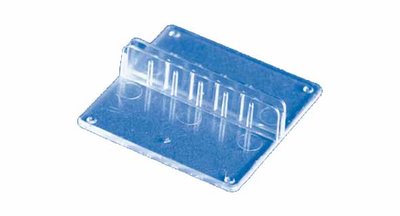 Label holder to be posed with a base - ps - dim.40x50mm - transparent