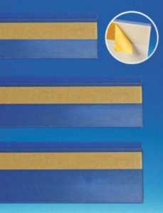 Prijskaarthouder ultraplat 20 x 1000 mm Dubbelzijdige Tape